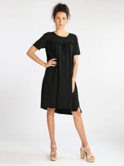 Maxi Vestito Donna Oversize - Nero