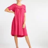 Maxi Vestito Donna Oversize - Fucsia