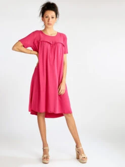 Maxi Vestito Donna Oversize - Fucsia