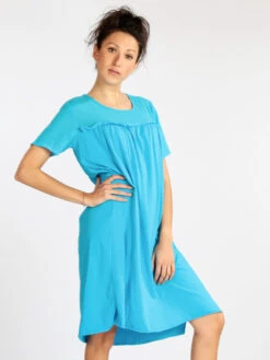 Maxi Vestito Donna Oversize - Blu