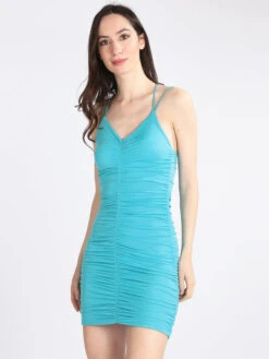 Vestito Corto Da Donna Incorciato Dietro - Assortito