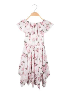 Vestito Da Bambina A Fiori - Rosa