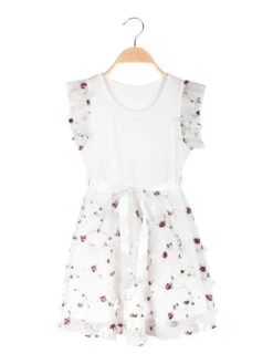 Mec Girl Vestito Da Bambina Con Tulle E Fiori