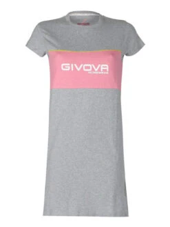 GIVOVA Vestito Da Casa Donna Manica Corta - Grigio