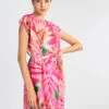 Vestito Donna Floreale - Fucsia