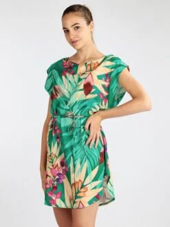 Vestito Donna Floreale - Verde