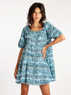 Sweet Miss Vestito Donna In Misto Cotone Con Stampe