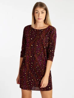 Vestito Donna Manica A 3/4 - Porpora