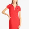 POLO CLUB Vestito Donna Manica Corta - Rosso
